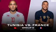 Link xem trực tiếp bóng đá Pháp vs Tunisia, 22h00 ngày 30/11, World Cup 2022